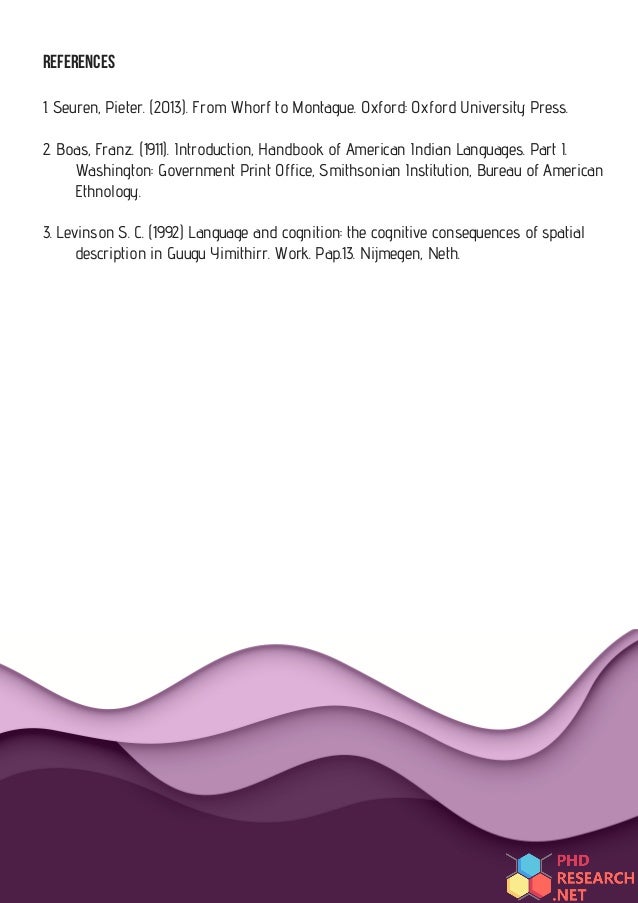 Phd research proposal in linguistics